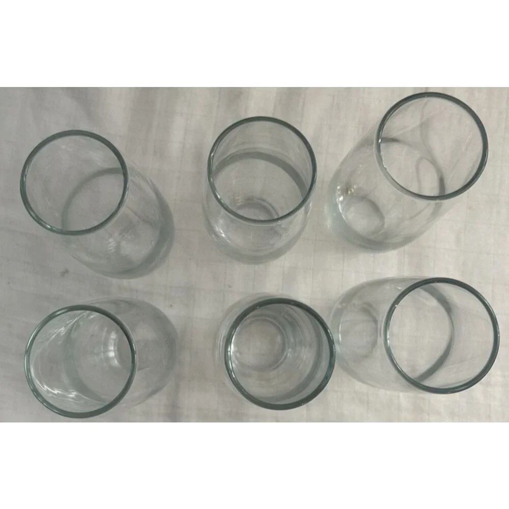 Champagne Flutes Stemless (6) Vase Cylinder Single Flower Wedding Garden Party